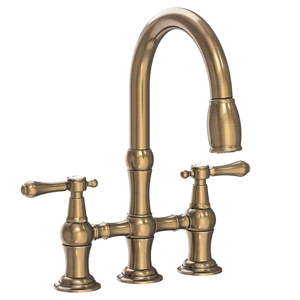 Chesterfield 1.8 GPM Widespread Bridge Pull Down Kitchen Faucet