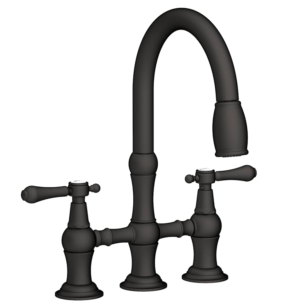Chesterfield 1.8 GPM Widespread Bridge Pull Down Kitchen Faucet