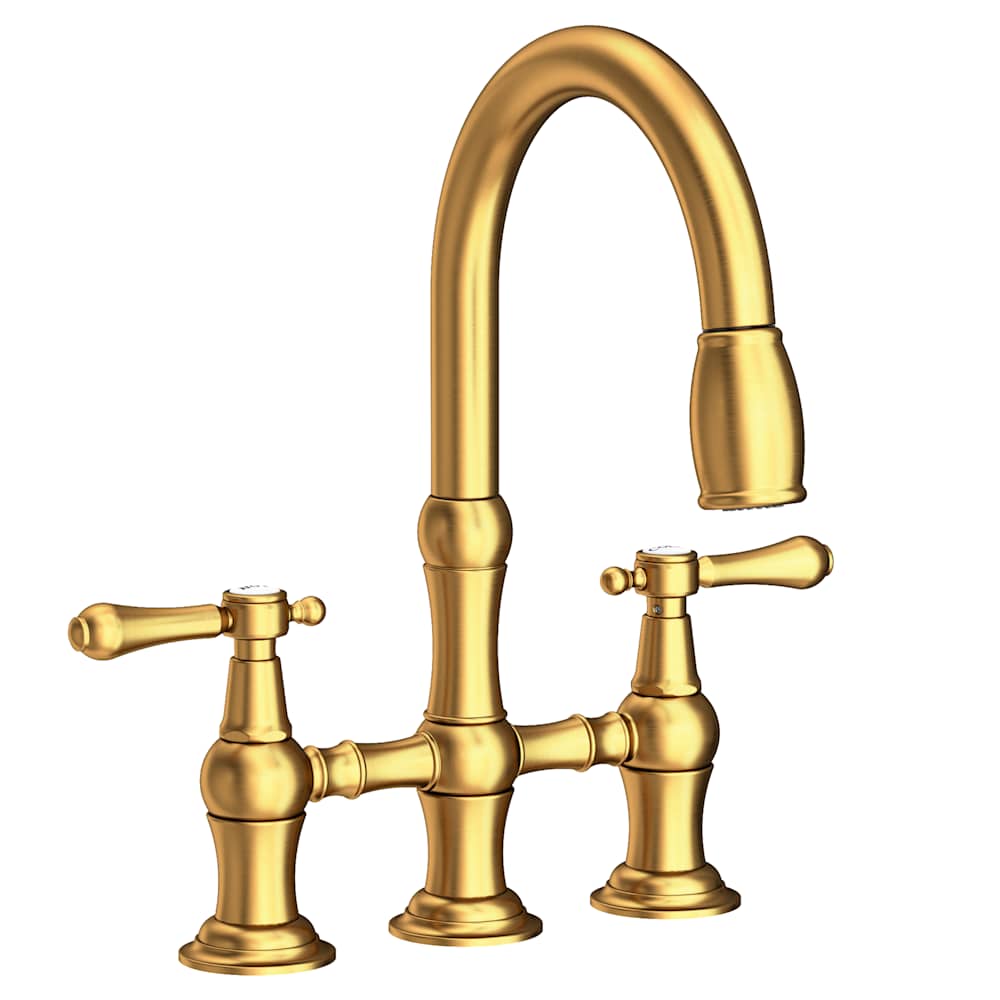 Chesterfield 1.8 GPM Widespread Bridge Pull Down Kitchen Faucet