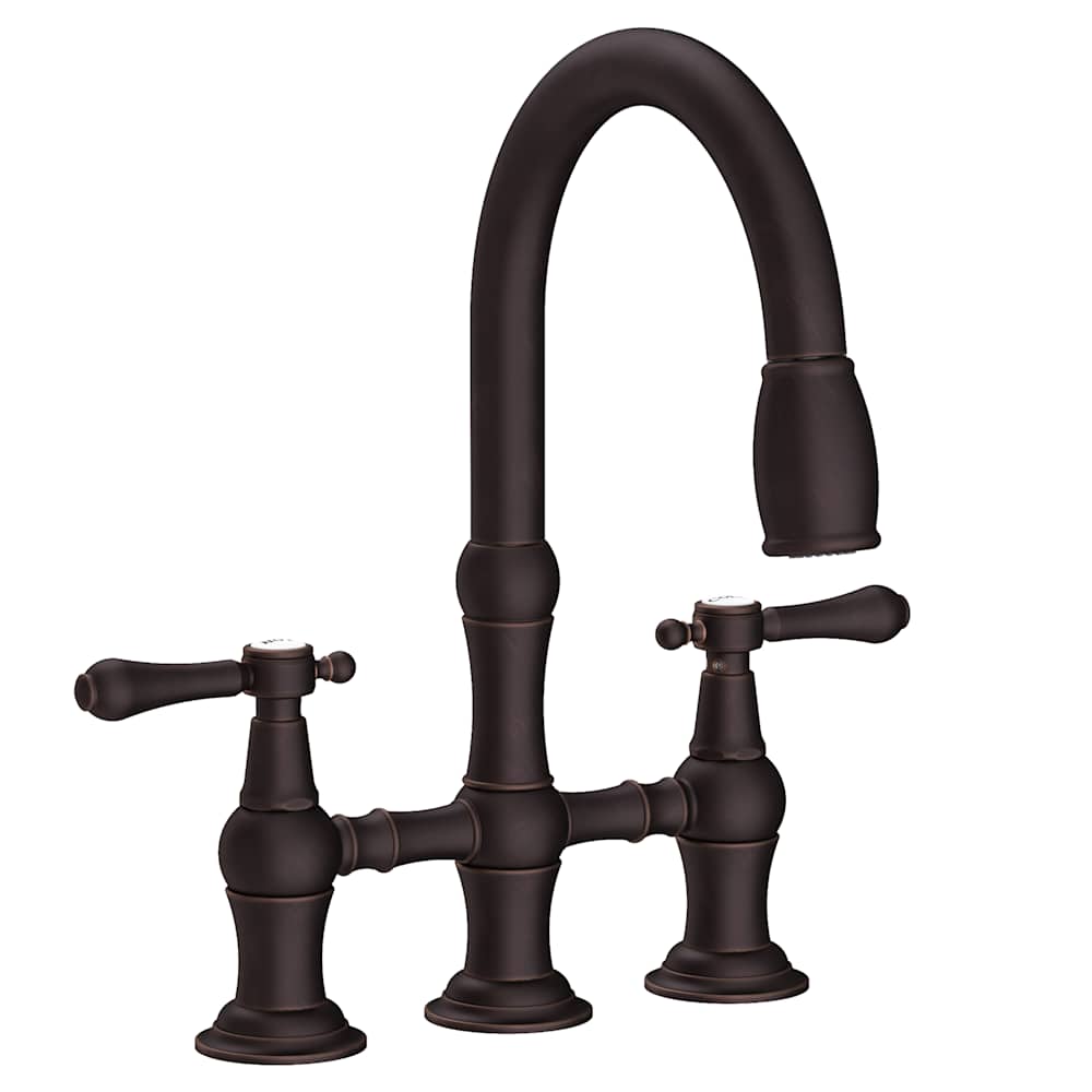 Chesterfield 1.8 GPM Widespread Bridge Pull Down Kitchen Faucet