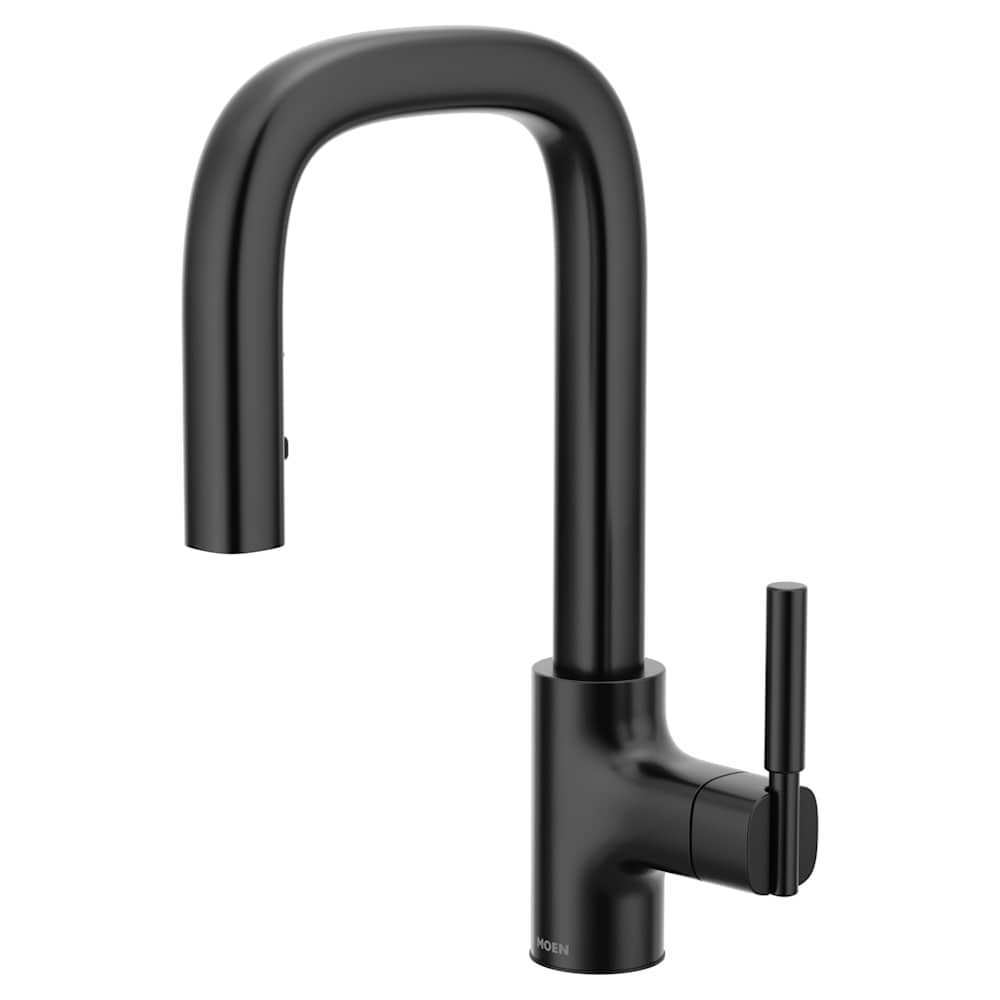 Moen Greenfield Floor Mounted Tub Filler with Built-In Diverter - Includes Hand Shower Brushed Gold