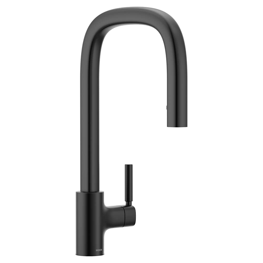Moen Belfield 1.5 GPM High-Arc Double Handle Kitchen Faucet Spot Resist Stainless