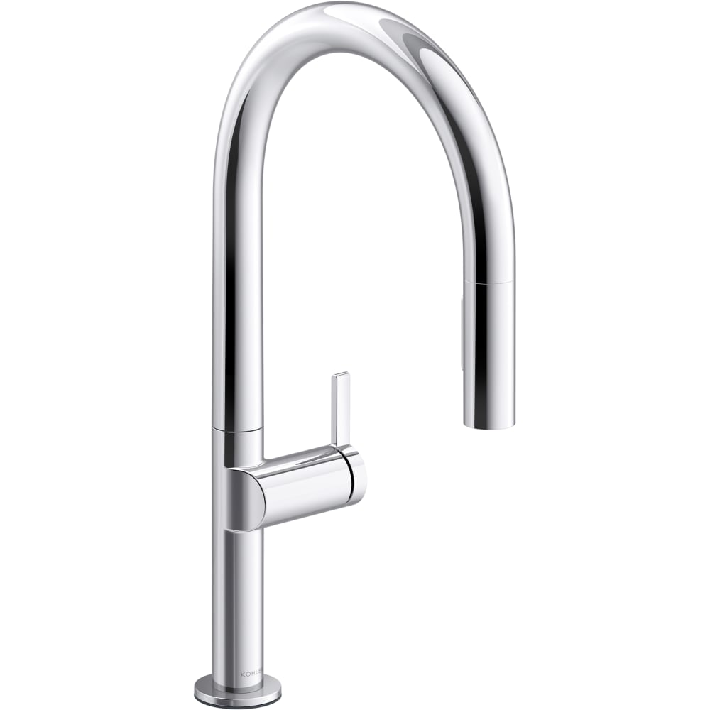Components 1.5 GPM Single Hole Pull Down Kitchen Faucet with Two Function Sprayhead Featuring DockNetik, ProMotion, and MasterClean Technologies