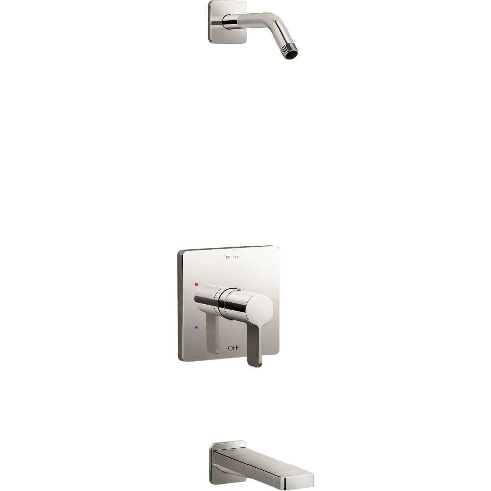 Parallel Tub and Shower Trim Package Shower Head
