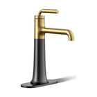 Matte Black / Brushed Moderne Brass