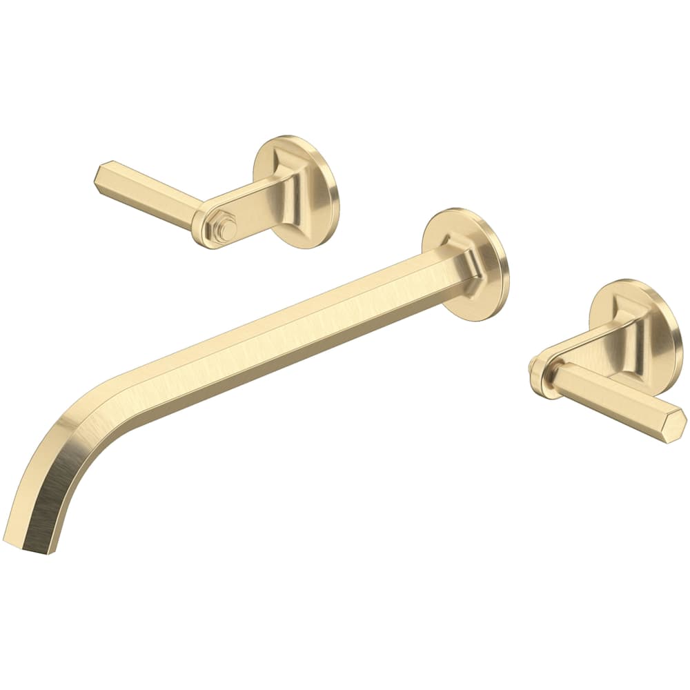 Modelle Wall Mounted Tub Filler with Built-In Diverter