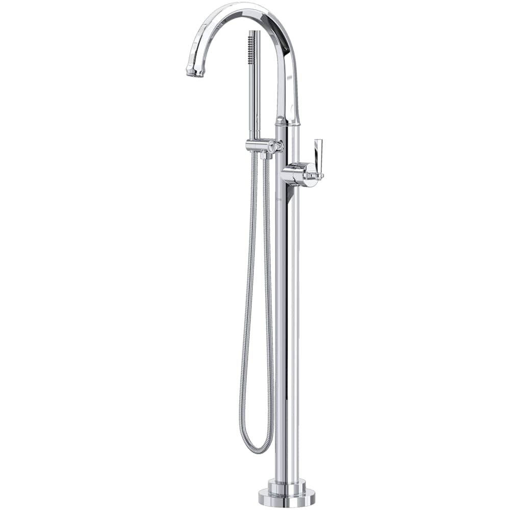 Modelle Floor Mounted Tub Filler with Built-In Diverter - Includes Hand Shower