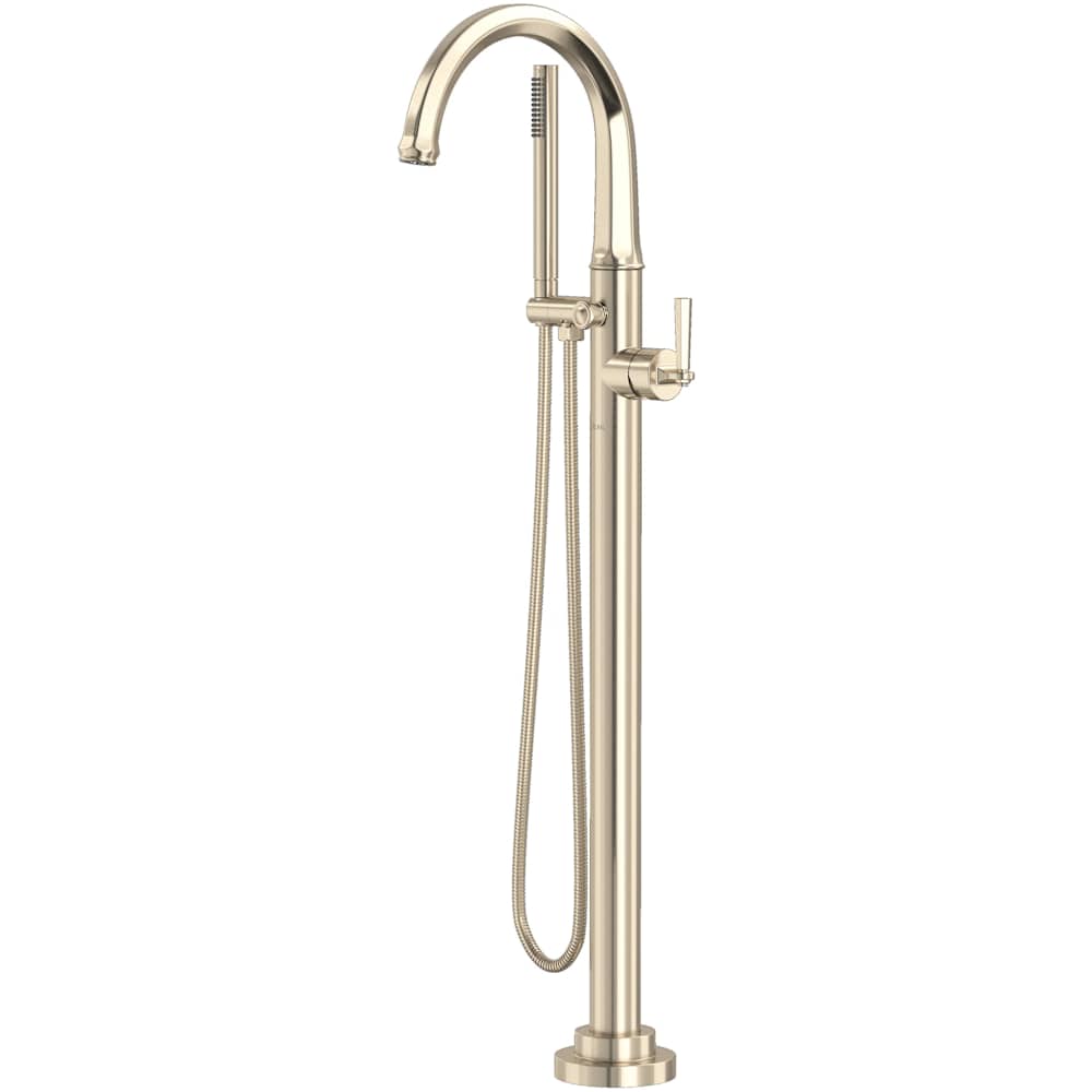 Modelle Floor Mounted Tub Filler with Built-In Diverter - Includes Hand Shower