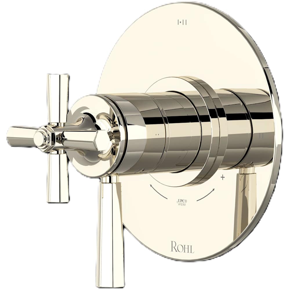 Modelle Two Independent and One Shared Function Thermostatic Valve Trim Only with Single Lever Handle and Integrated Diverter - Less Rough In