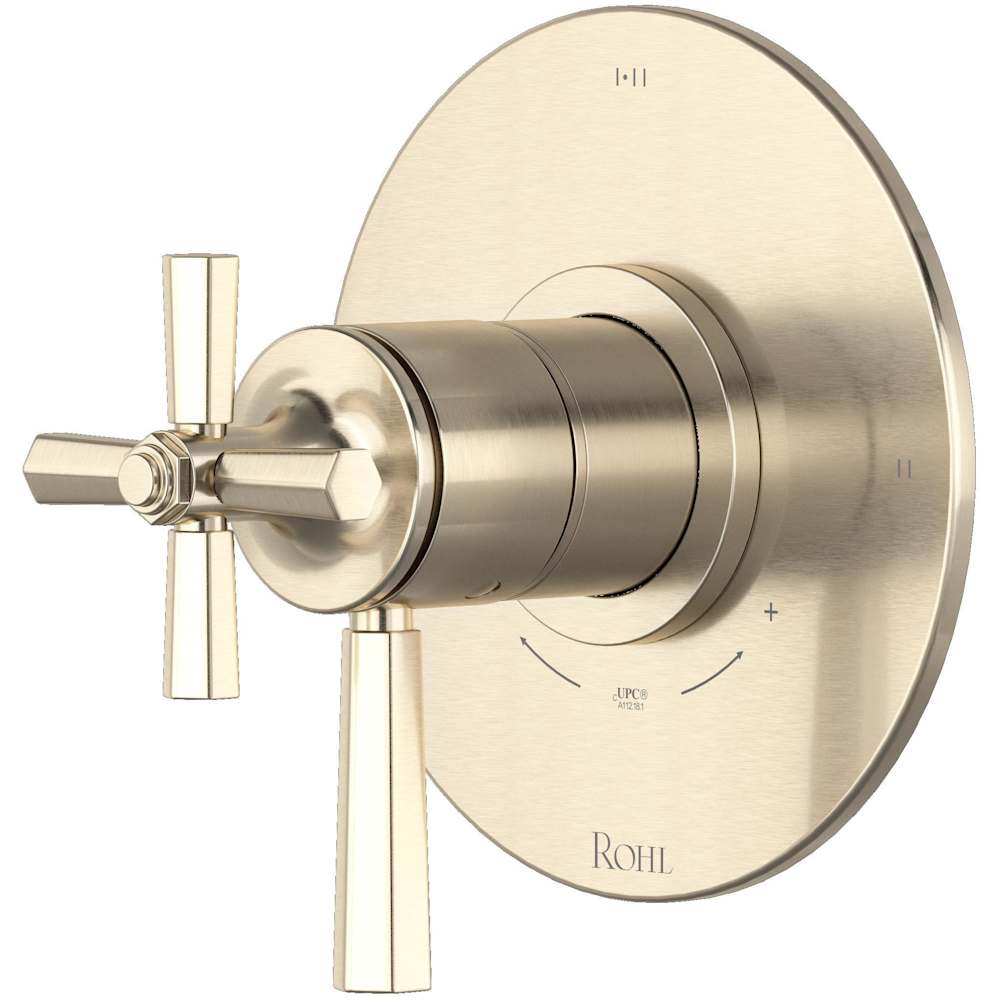 Modelle Two Independent and One Shared Function Thermostatic Valve Trim Only with Single Lever Handle and Integrated Diverter - Less Rough In