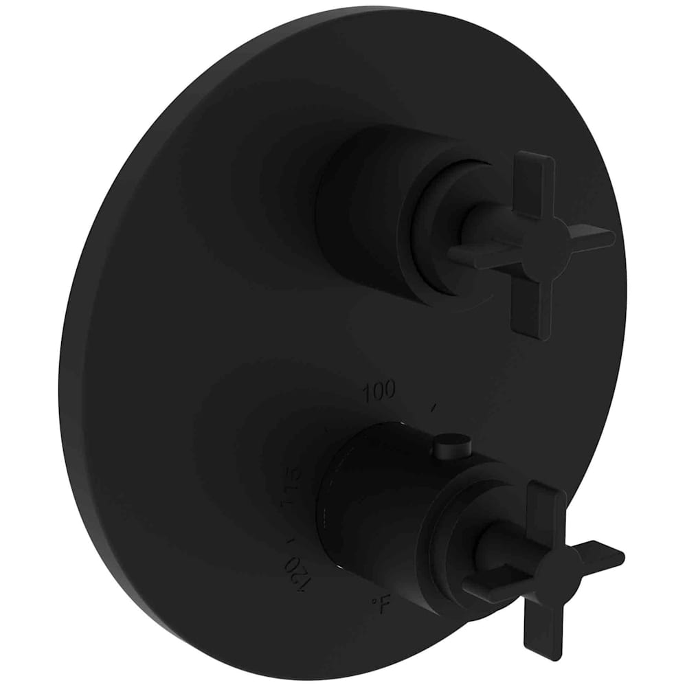 Tolmin Thermostatic Valve Trim Only with 2 Cross Handles - Less Rough In