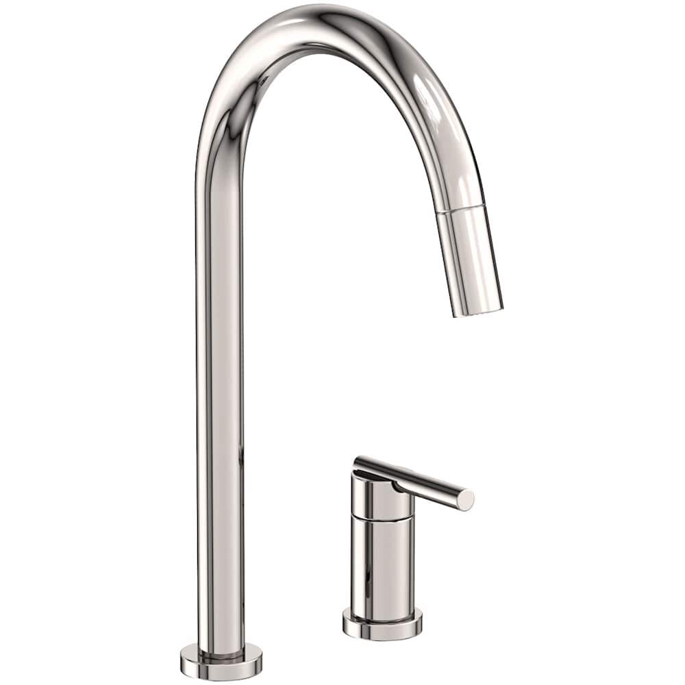 East Linear 1.8 GPM Widespread Pull Down Kitchen Faucet