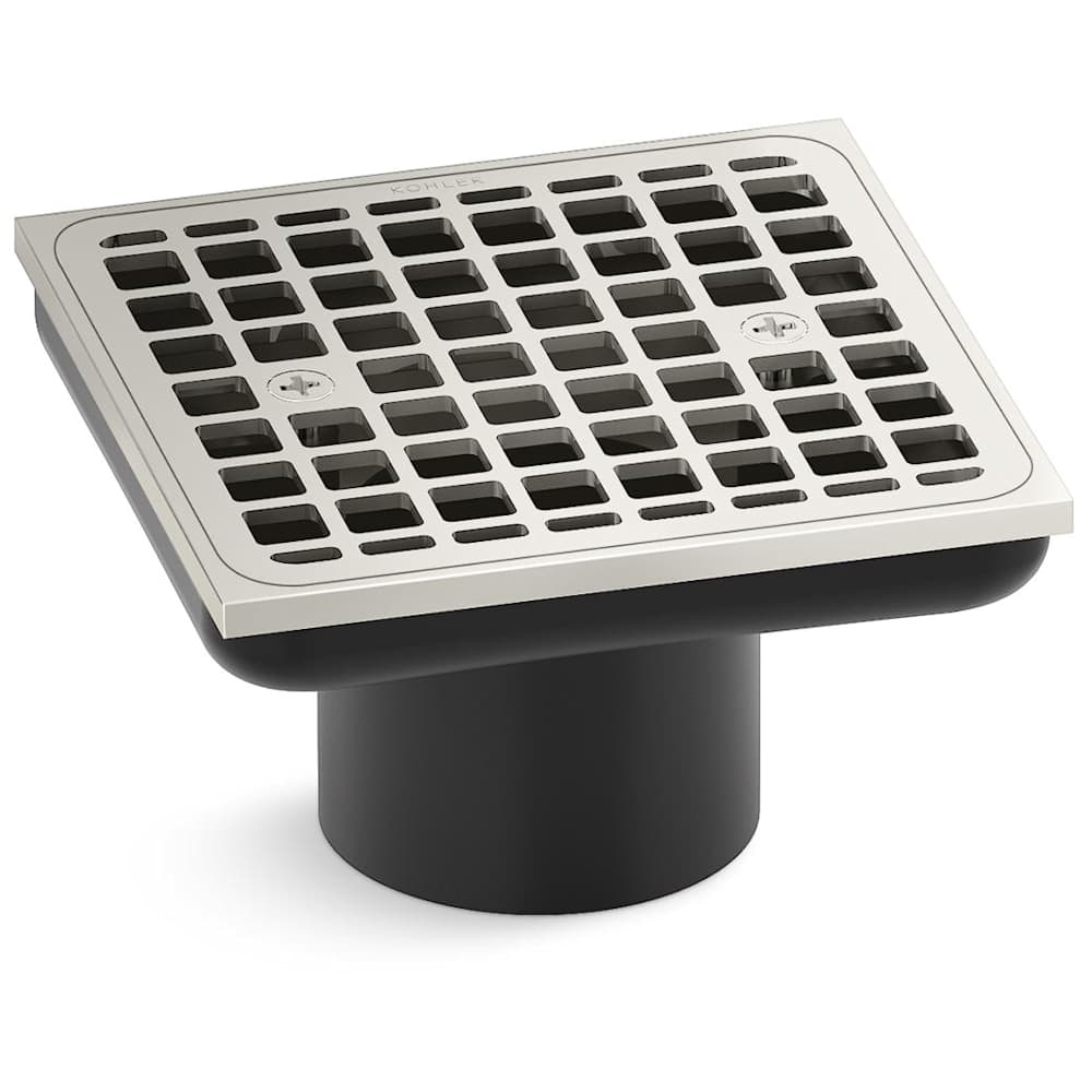 Clearflo Square Brass Tile-in Shower Drain (Drain Body Not Included)