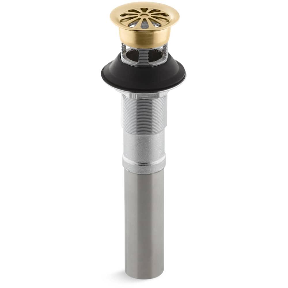 Lavatory Grid Drain With Overflow