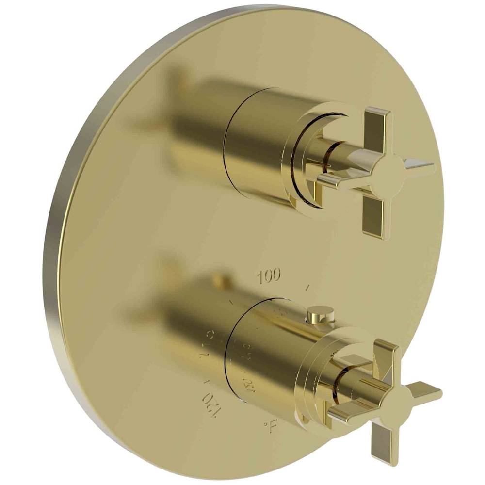 Tolmin Thermostatic Valve Trim Only with 2 Cross Handles - Less Rough In