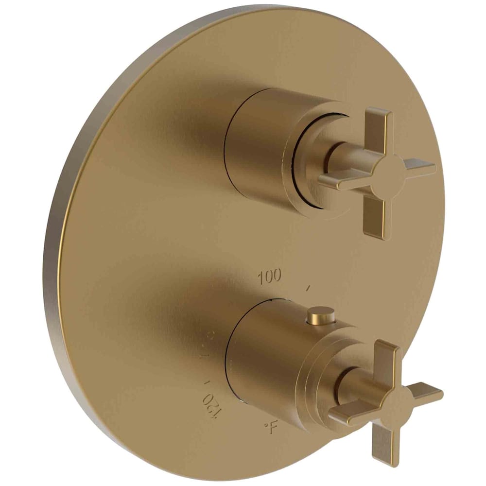 Tolmin Thermostatic Valve Trim Only with 2 Cross Handles - Less Rough In
