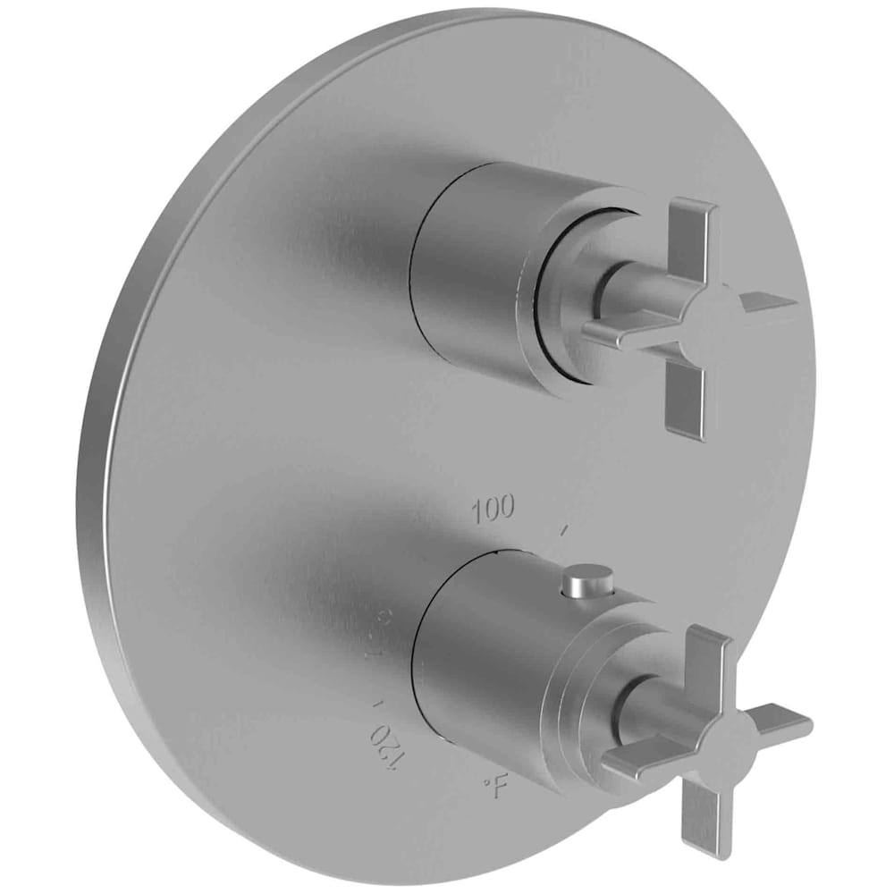 Tolmin Thermostatic Valve Trim Only with 2 Cross Handles - Less Rough In