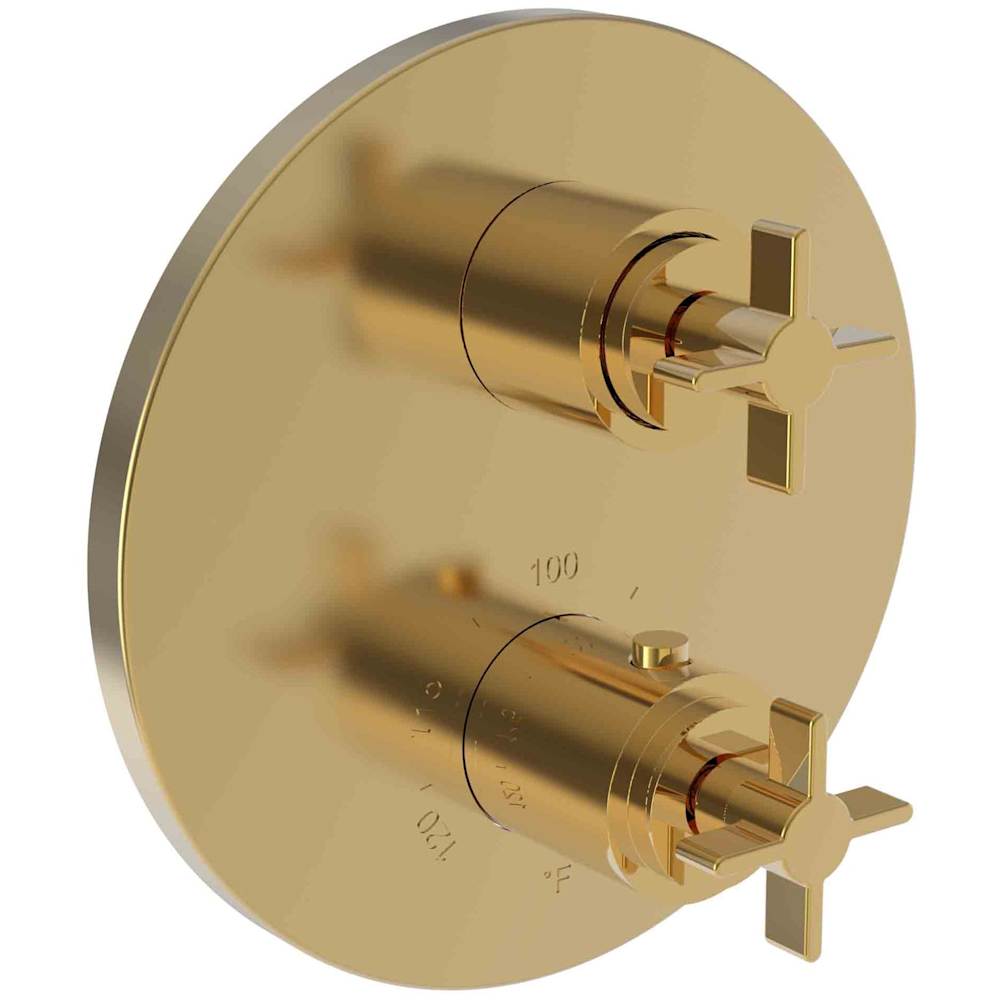 Tolmin Thermostatic Valve Trim Only with 2 Cross Handles - Less Rough In
