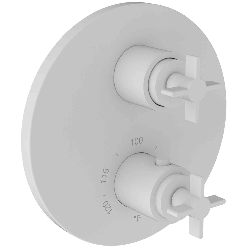Tolmin Thermostatic Valve Trim Only with 2 Cross Handles - Less Rough In