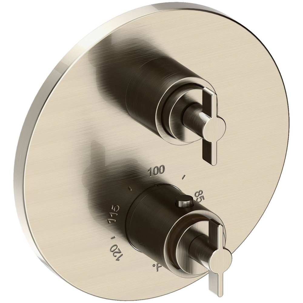 Tolmin Thermostatic Valve Trim Only with 2 Lever Handles - Less Rough In