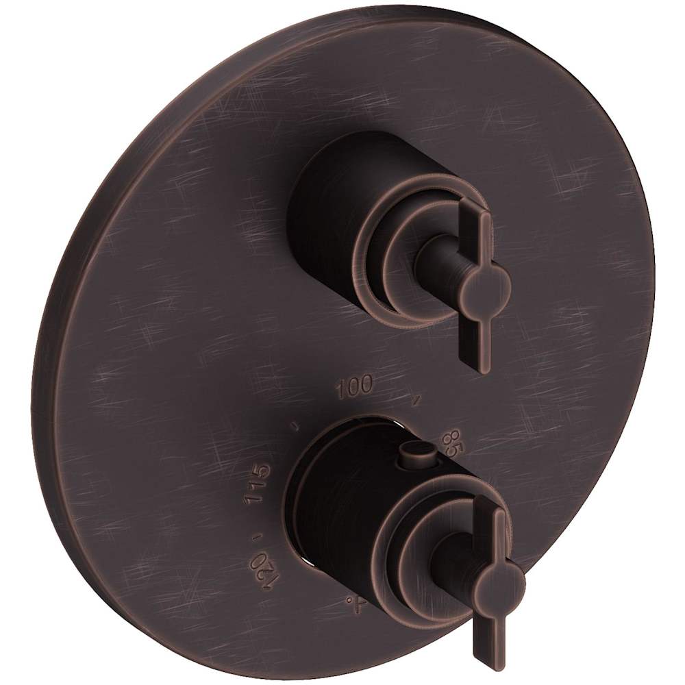 Tolmin Thermostatic Valve Trim Only with 2 Lever Handles - Less Rough In