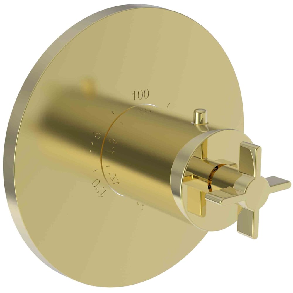 Tolmin Thermostatic Valve Trim Only with 1 Cross Handles - Less Rough In