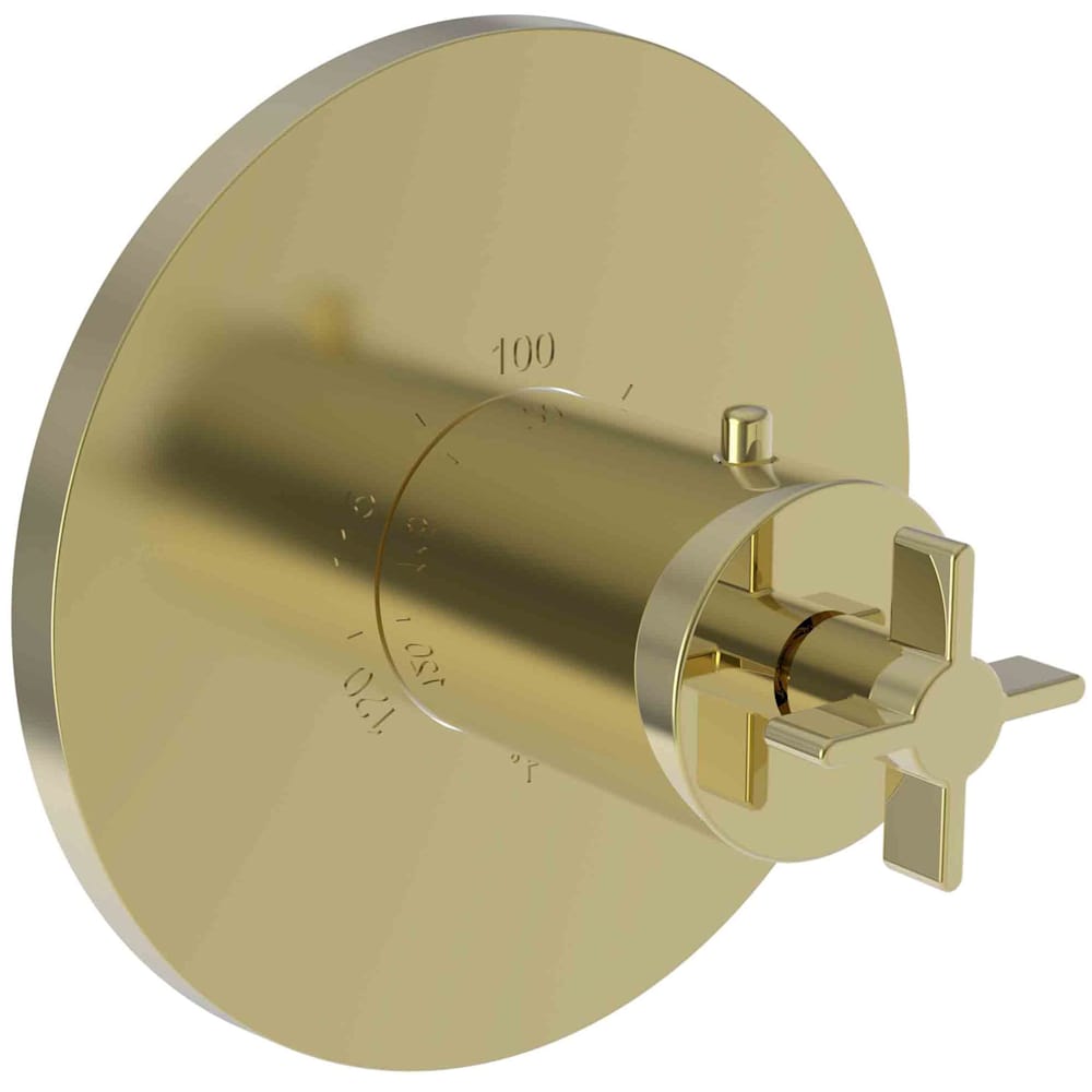 Tolmin Thermostatic Valve Trim Only with 1 Cross Handles - Less Rough In
