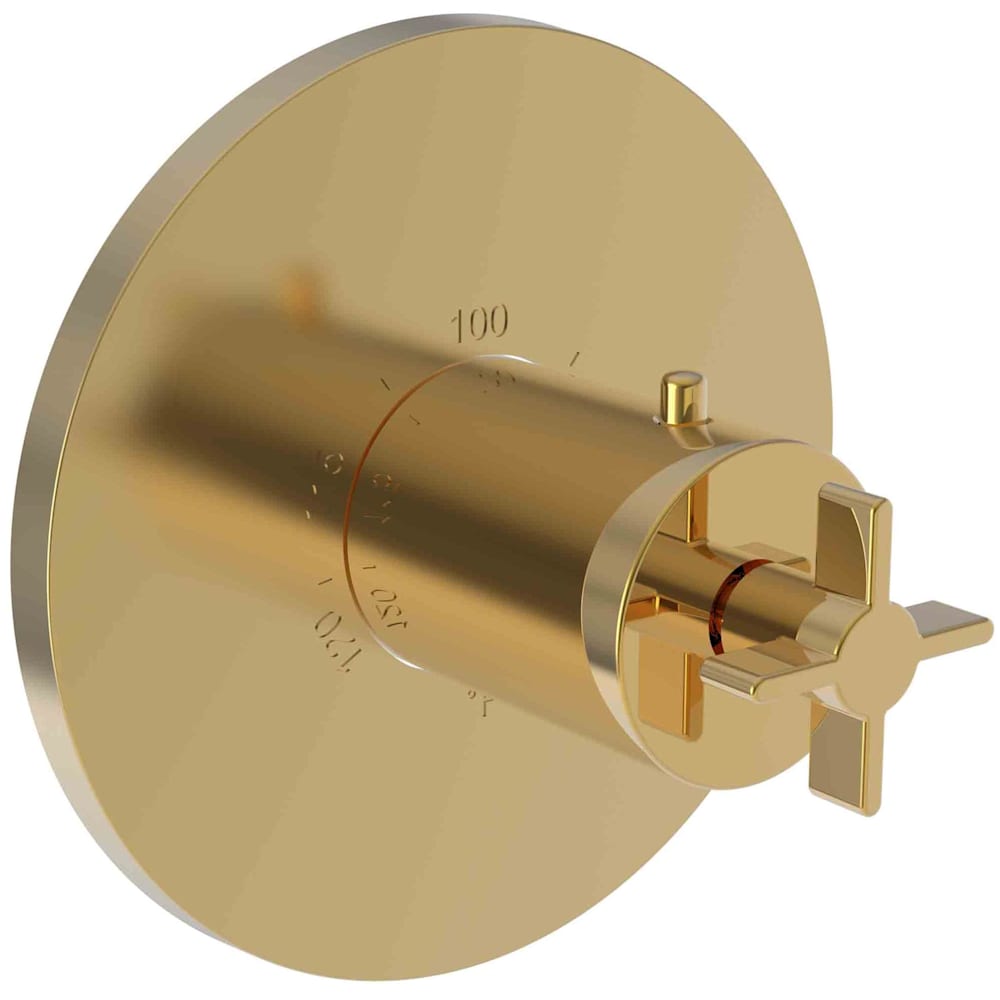 Tolmin Thermostatic Valve Trim Only with 1 Cross Handles - Less Rough In