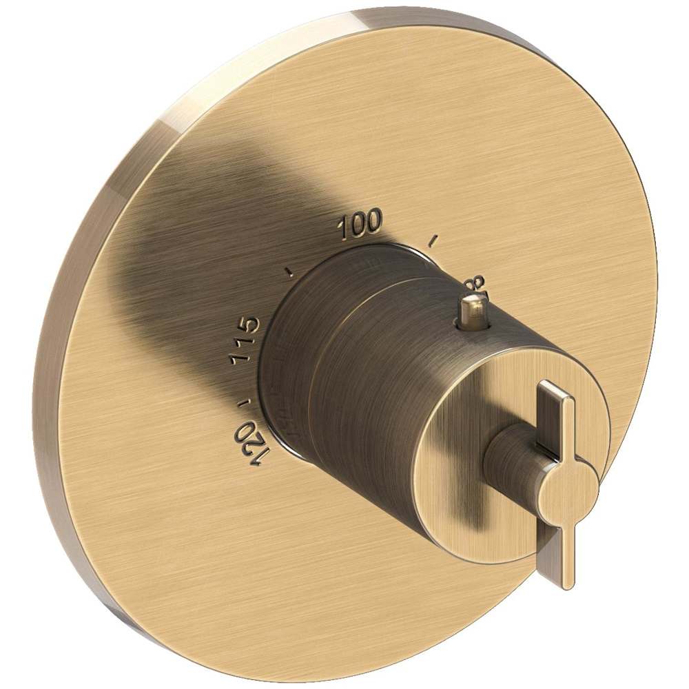 Tolmin Thermostatic Valve Trim Only with 1 Cross Handles - Less Rough In