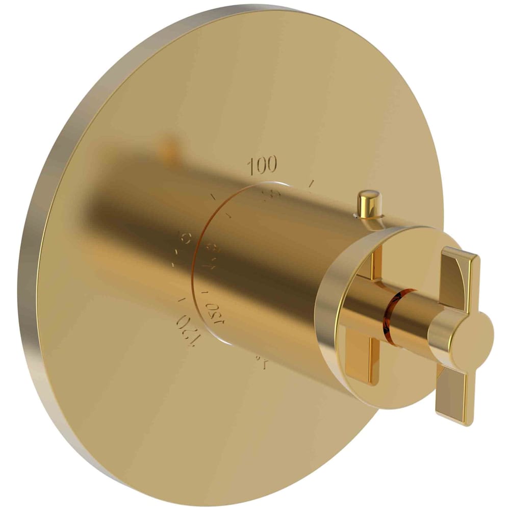 Tolmin Thermostatic Valve Trim Only with 1 Cross Handles - Less Rough In