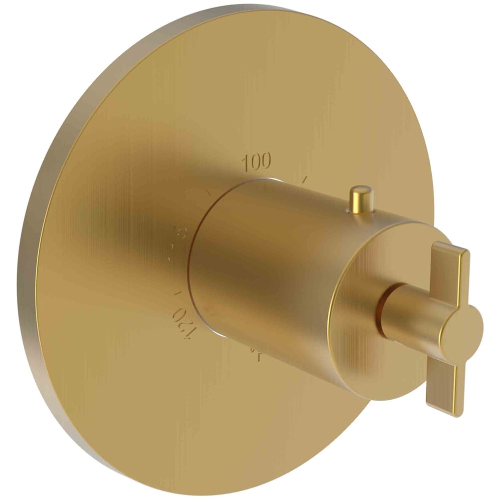 Tolmin Thermostatic Valve Trim Only with 1 Cross Handles - Less Rough In