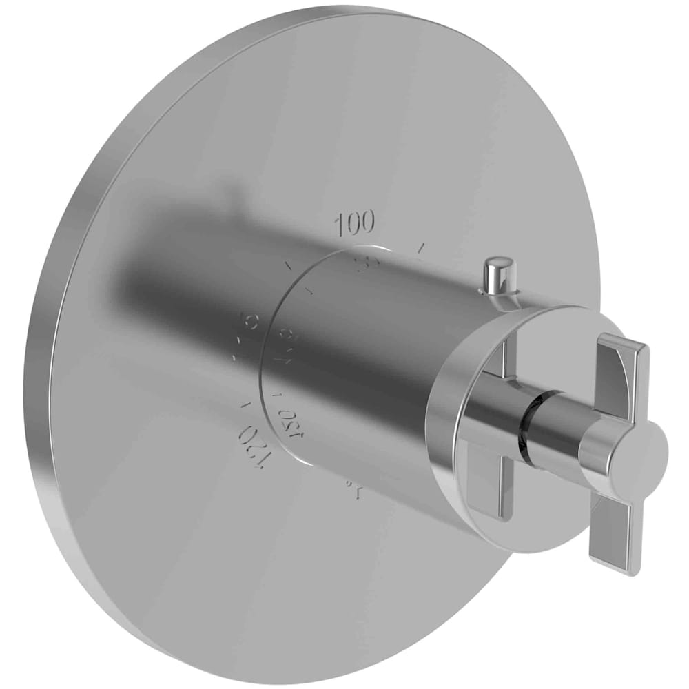 Tolmin Thermostatic Valve Trim Only with 1 Cross Handles - Less Rough In