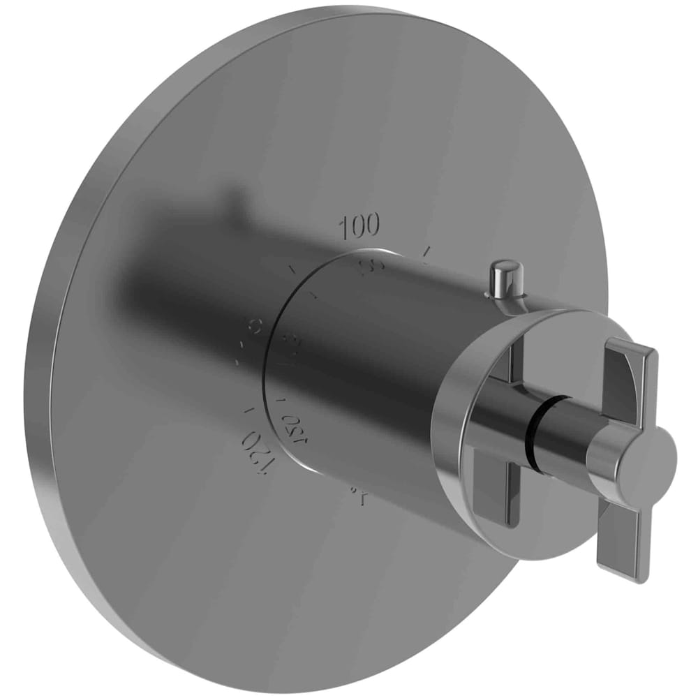 Tolmin Thermostatic Valve Trim Only with 1 Cross Handles - Less Rough In