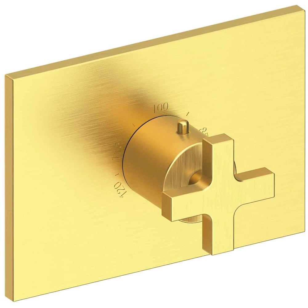 Secant Thermostatic Valve Trim Only with Single Cross Handle and Diverter Functionality - Less Rough In
