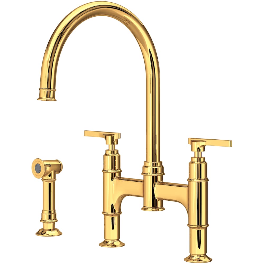 Southbank 1.5 GPM Widespread Bridge Kitchen Faucet - Includes Side Spray