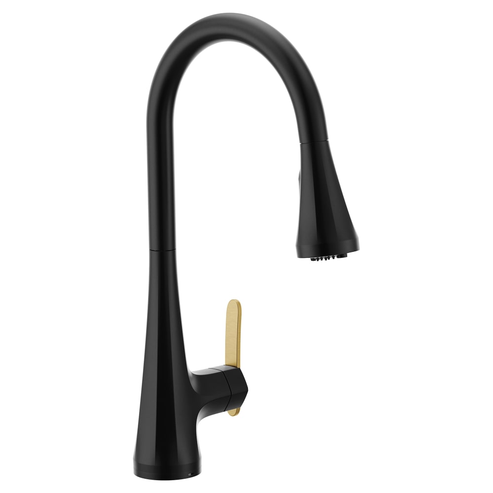 Moen Sinema 1.5 GPM Single Hole Pull Down Kitchen Faucet Matte Black