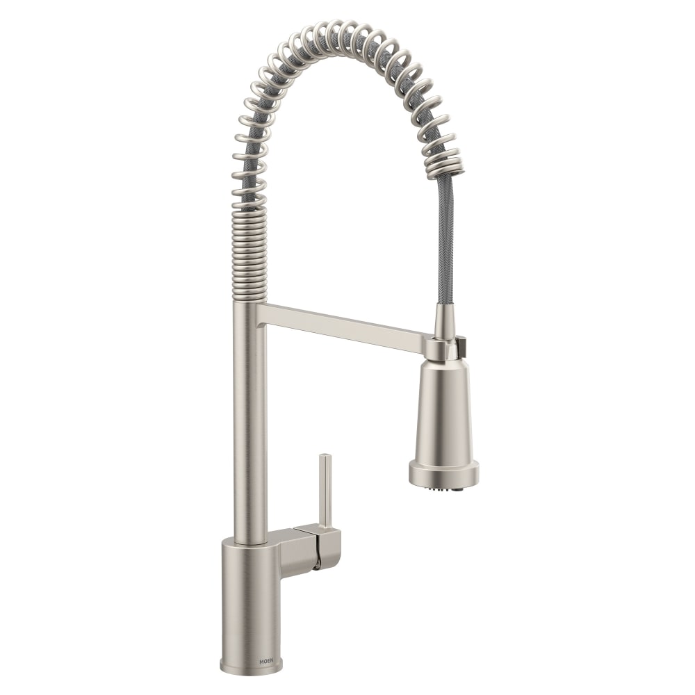 Moen Align 1.5 GPM Single Hole Pre-Rinse Pull Down Kitchen Faucet Spot Resist Stainless