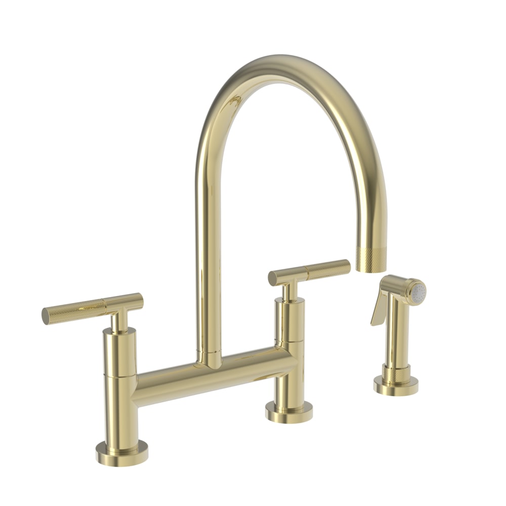 Muncy 1.8 GPM Widespread Bridge Kitchen Faucet - Includes Side Spray