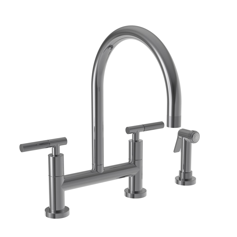 Muncy 1.8 GPM Widespread Bridge Kitchen Faucet - Includes Side Spray