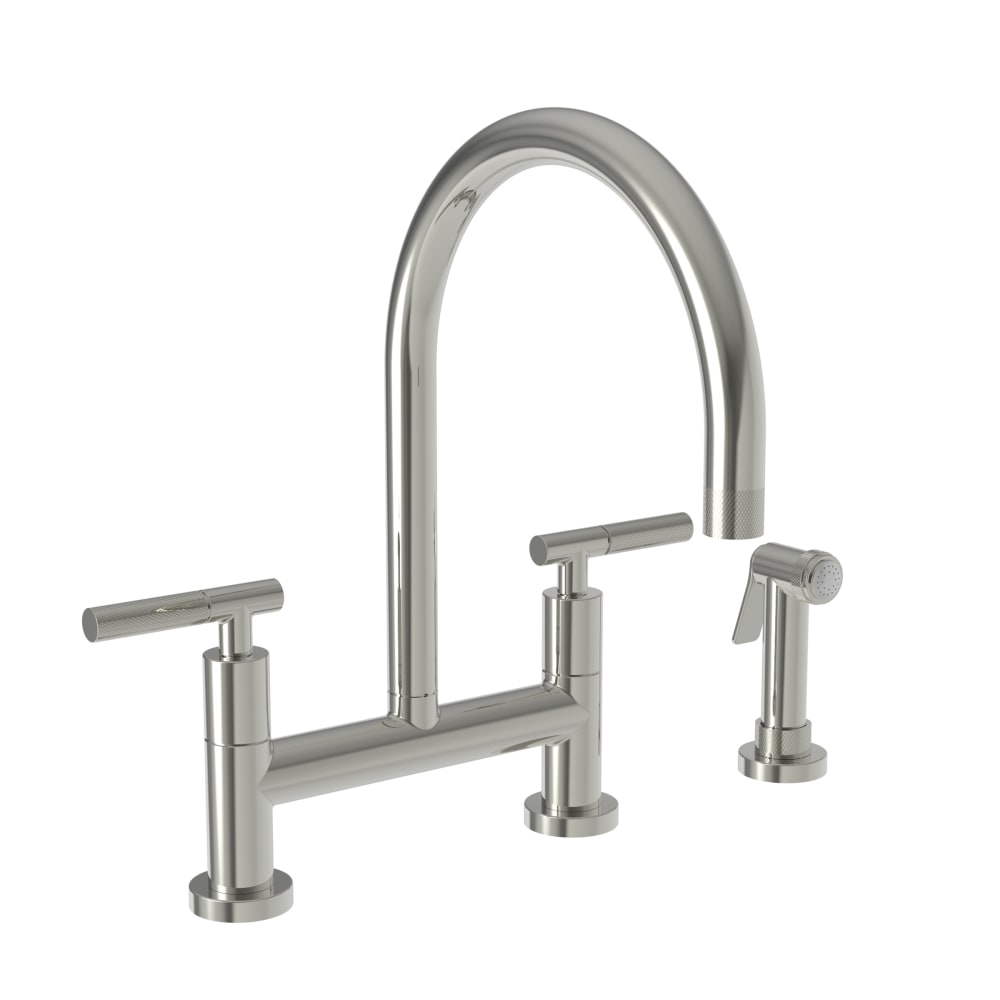 Muncy 1.8 GPM Widespread Bridge Kitchen Faucet - Includes Side Spray