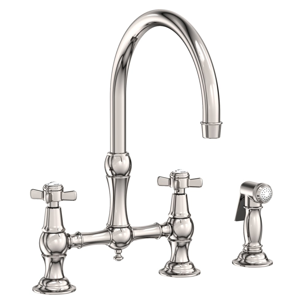 Fairfield 1.8 GPM Widespread Bridge Kitchen Faucet - Includes Side Spray