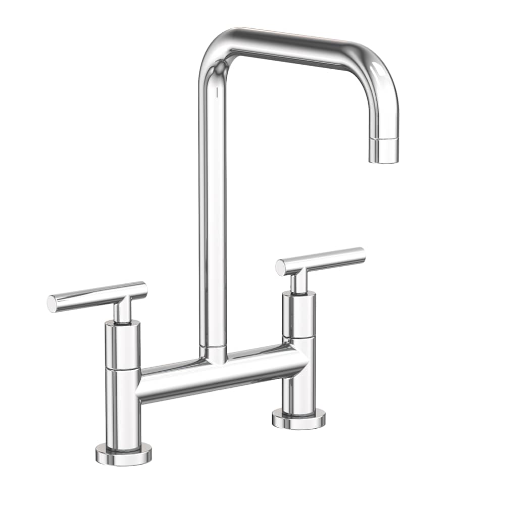 East Square 1.8 GPM Widespread Bridge Kitchen Faucet with Lever Handles