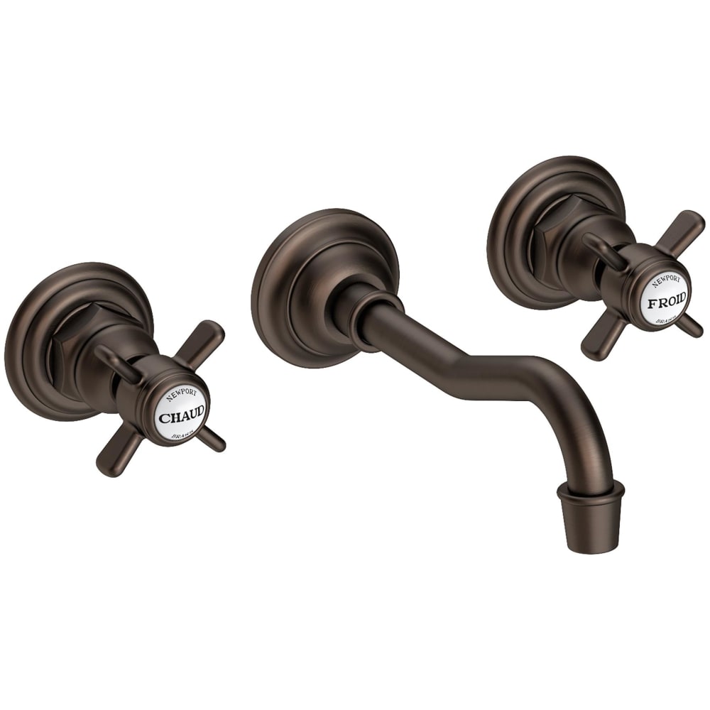 Fairfield 1.2 GPM Wall Mounted Widespread Bathroom Faucet