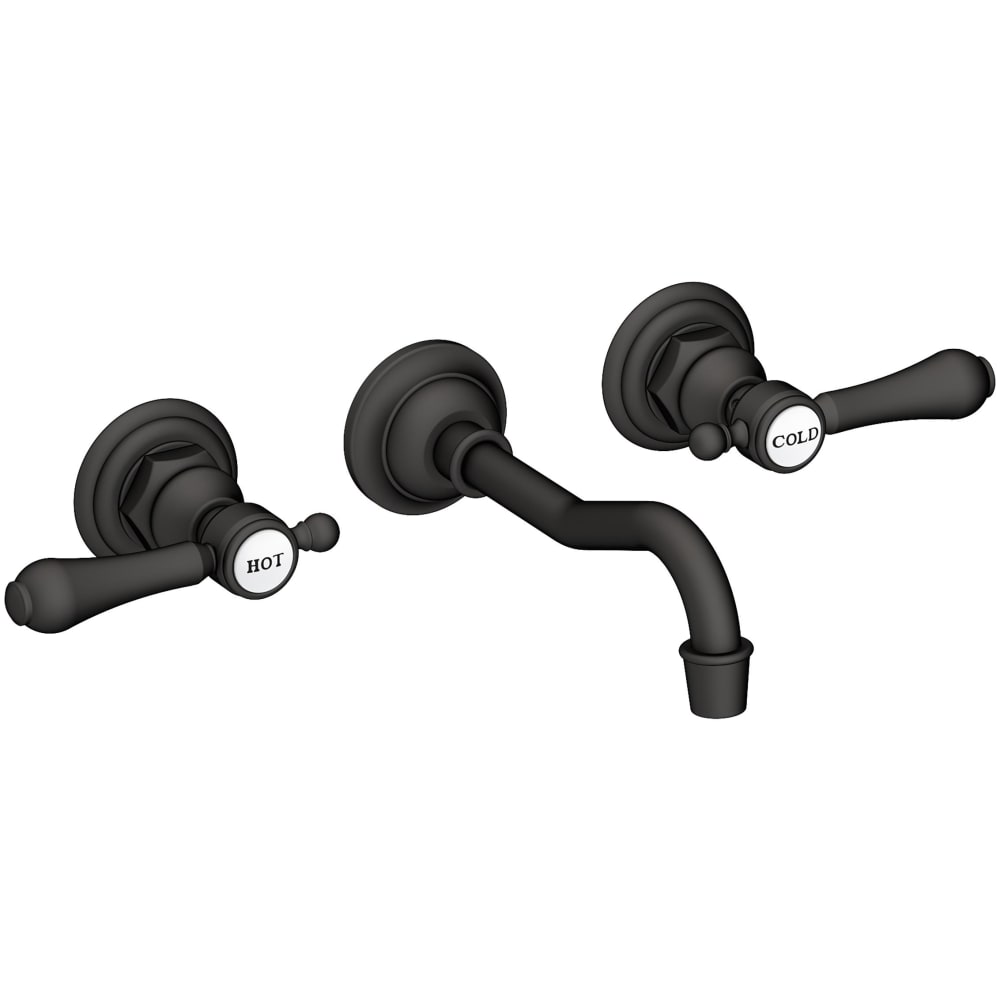 Chesterfield 1.2 GPM Wall Mounted Widespread Bathroom Faucet