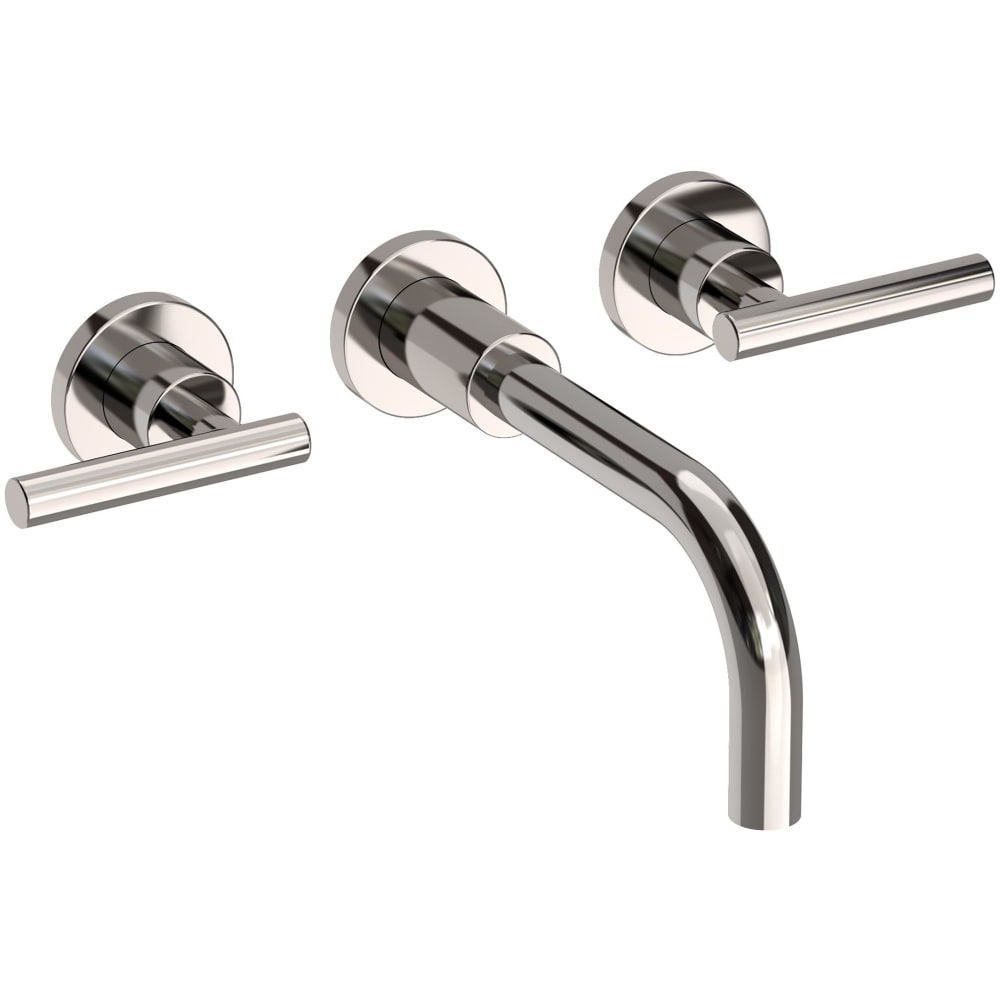 East Linear 1.2 GPM Wall Mounted Widespread Bathroom Faucet
