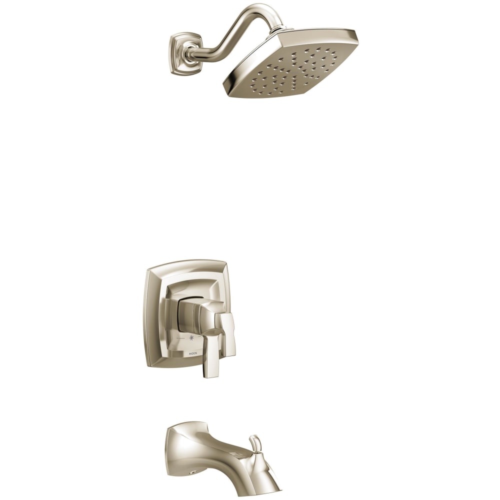 Moen Double Handle Widespread Bathroom Faucet from the Voss Collection (Valve Included) Brushed Gold