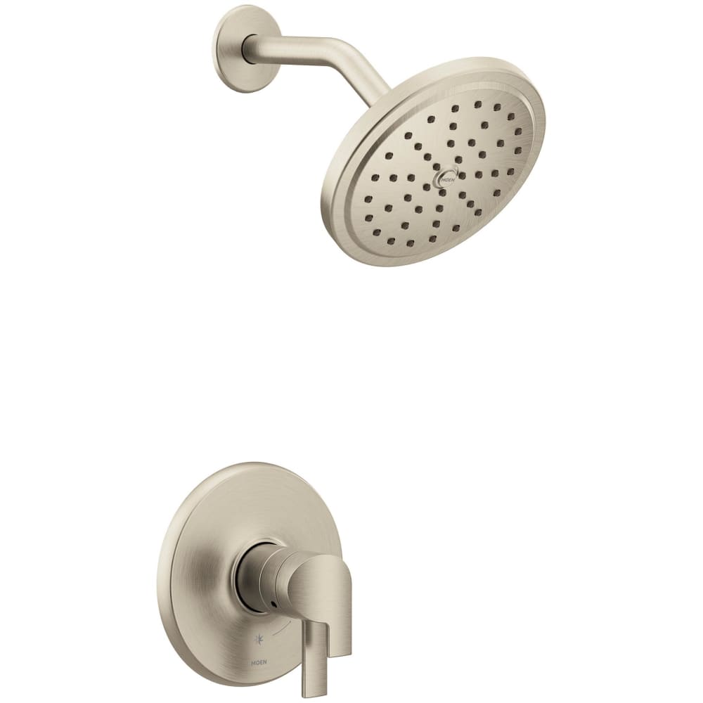 Moen Weymouth Single Handle Posi-Temp Pressure Balanced Multi-Function Shower Trim with Shower Head (Less Valve) Brushed Gold