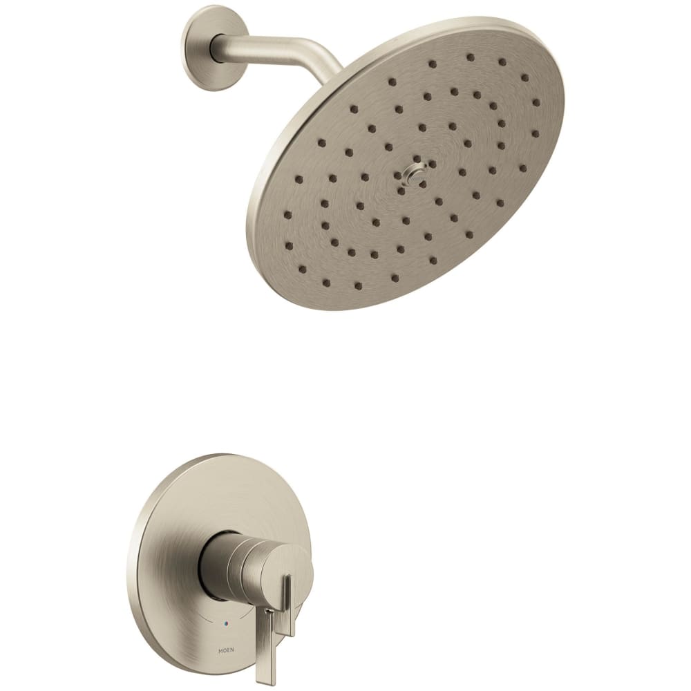 Moen Belfield 1.2 GPM Widespread Bathroom Faucet - Includes Metal Pop-Up Drain Assembly Polished Nickel