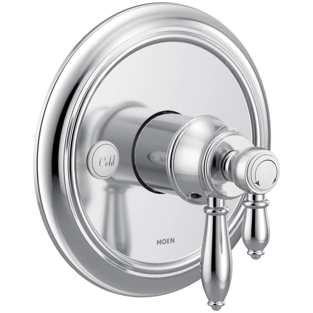 Moen Weymouth Single Handle Posi-Temp Pressure Balanced Multi-Function Shower Trim with Shower Head (Less Valve) Brushed Gold