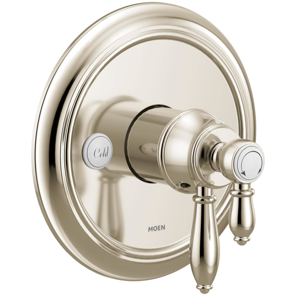 Moen Weymouth Single Handle Posi-Temp Pressure Balanced Multi-Function Shower Trim with Shower Head (Less Valve) Nickel